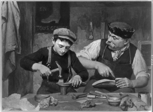 Shoemaker and their apprentice